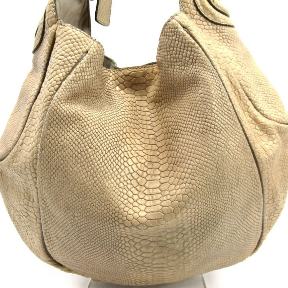 Authentic Givenchy Handbags Python Embossed Beige… - image 2